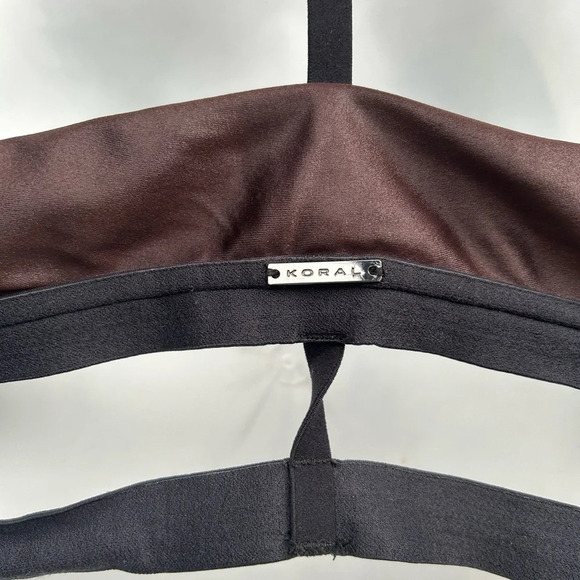 Koral bronze Sports  Bra, Small - Picture 3 of 9